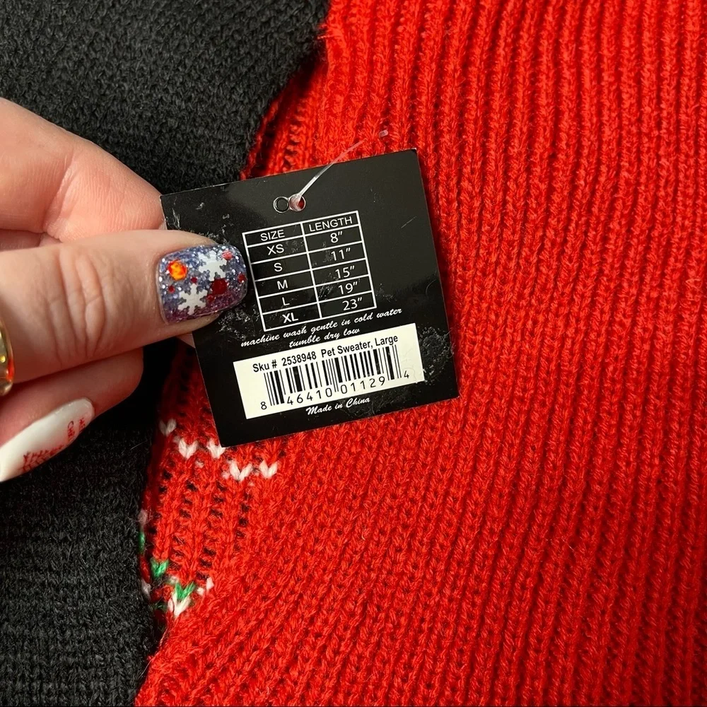 Dog Ugly Christmas Holiday Sweater Pet Clothes Nwt